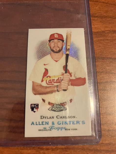 Dylan Carlson 2021 Topps Allen Ginter S RC MRD 7 Mini Rookie Design