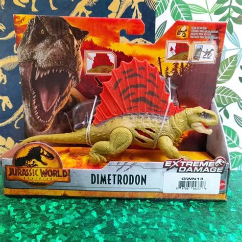 Jurassic World Dominion Dimetrodon Daño Extremo Mattel Meses Sin Intereses