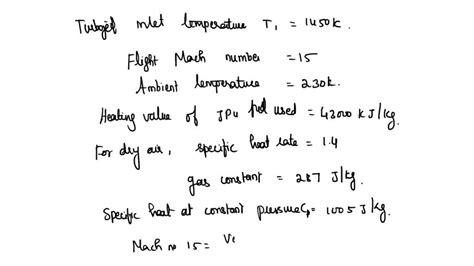 Video Solution Problem A Double Spool Turbofan Engine As Shown In