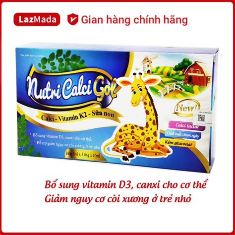 Siro B Sung Canxi Cho B Nutri Calci Gol B Sung Canxi Vitamin D