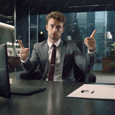 premium photo professional male investment banker  modern corporate