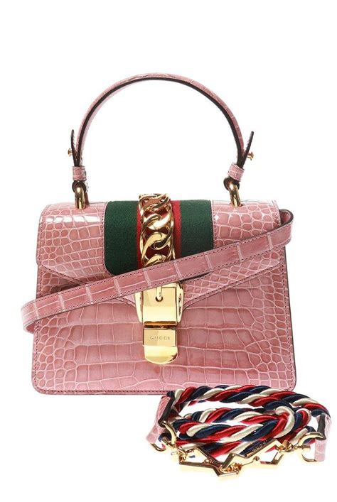 Gucci Sylvie Shoulder Bag In Red Lyst