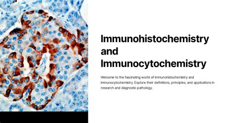 Immunohistochemistry and Immunocytochemistry 