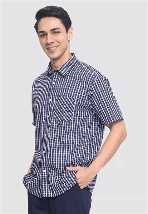 Buy Daniel Hechter Regular Fit Plaid Cotton Linen Blend Shirt