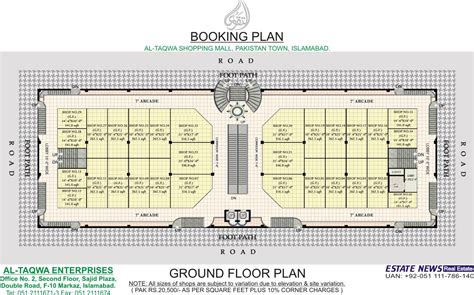 Floor Plan Of A Small Shopping Centre - floorplans.click