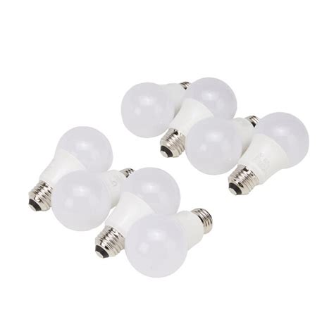 Utilitech A19 Bright White E26 Light Bulb 8 Pack In The General Purpose Light Bulbs Department