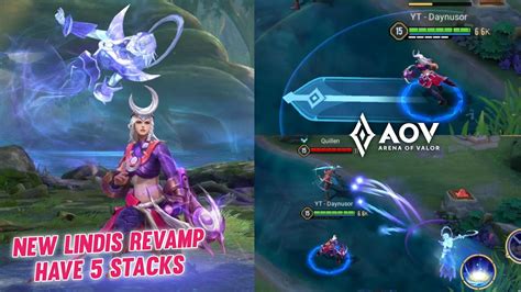 AOV New Update Lindis Skill Revamp 5 Stack For Open Ultimate