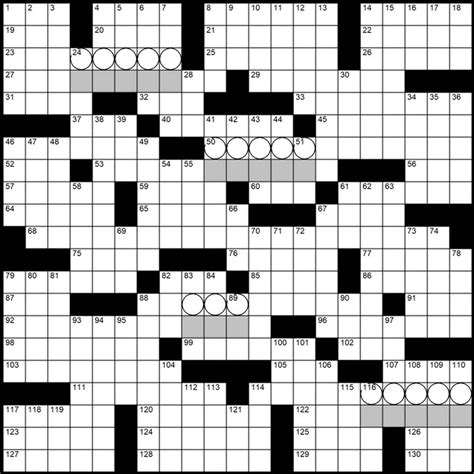 Printable Crossword Puzzle Washington Post - Printable Crossword Puzzles