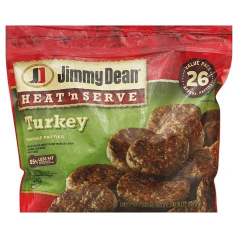 Jimmy Dean Heat N Serve Turkey Sausage Patties 239 Oz Instacart