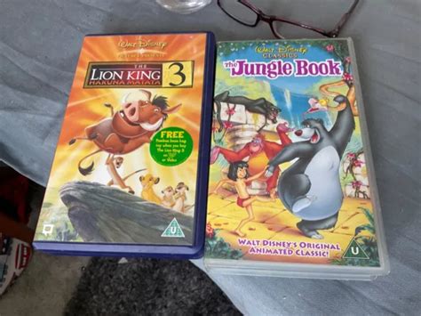 Disney The Lion King Jungle Book Vhs Video Tapes Picclick Uk