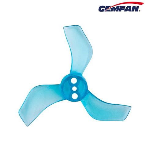 Gemfan H Lice Pales Mm Mm Trou Xcw Xccw Bleu Transparent