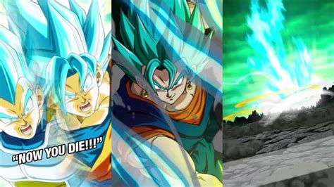 New Global Lr Agl Ssb Goku And Vegeta And Lr Vegito Blue Intro