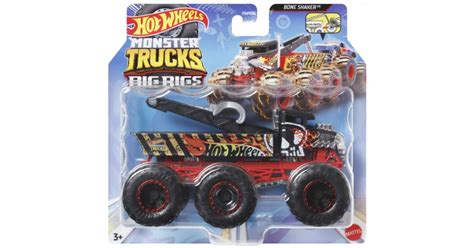 HOT WHEELS MONSTER TRUCK BIG RIGS MASINUTA METALICA CU 6 ROTI BONE