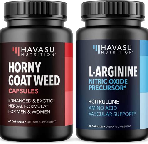 Amazon HAVASU NUTRITION L Arginine And Horny Goat Weed Bundle For