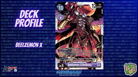 Deck Profile Beelzemon X BT12 YouTube