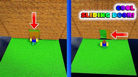 How To Make A Cool Sliding Door In Obby Creator Roblox Superj