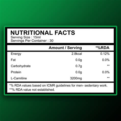 Peak Force Nutrition L-Carnitine 3200, 30 Servings - Team Forever