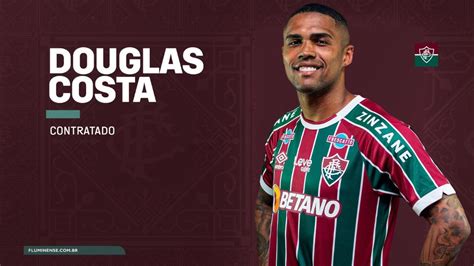 Fluminense anuncia a contratação do atacante Douglas Costa