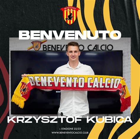 Ufficiale Krzysztof Kubica Un Nuovo Giocatore Del Benevento