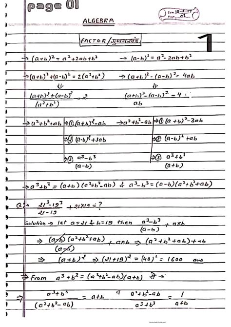 Solution Algebra Notes Studypool