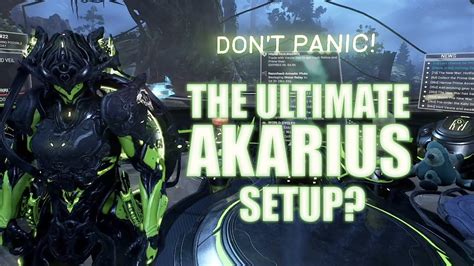 Warframe The Ultimate Akarius Setup YouTube