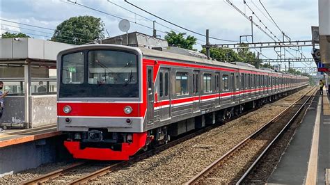 Kompilasi KRL Commuter Line Di Stasiun Sudimara JR 205 Saikyo