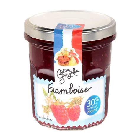 LUCIEN GEORGELIN Confiture Extra Allégée Framboises 320 g Cdiscount