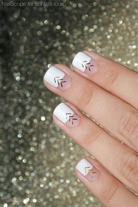 Tutorial Festival Perfect Nails In White And Gold Fabulous Nails