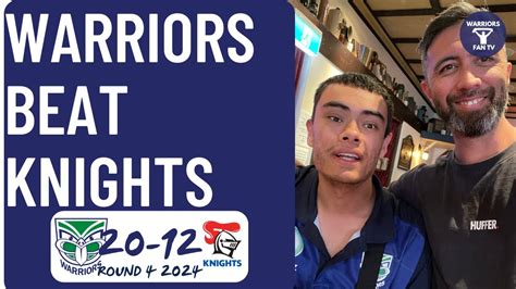 NZ Warriors Vs Newcastle Knights Round 4 2024 With Warriorsnrlfanatics