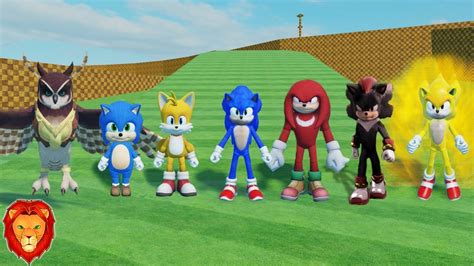 Como Transformarse En Todos Los Personajes De Sonic 2 La Pelicula En Roblox Sonic 2 Leon