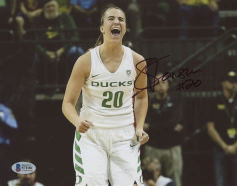 Sabrina Ionescu Signed Oregon Ducks 8x10 Photo (Beckett COA) | Pristine ...