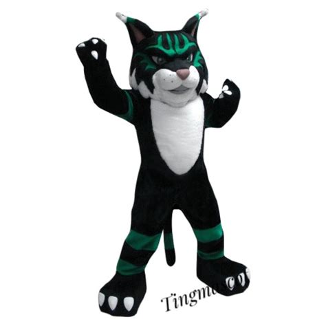 Deluxe Realistic Wildcat Mascot Costume