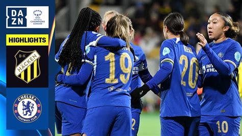 Highlights Bk H Cken Vs Chelsea Uefa Women S Champions League