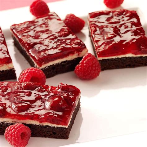 Raspberry Brownie Dessert Recipe Taste Of Home