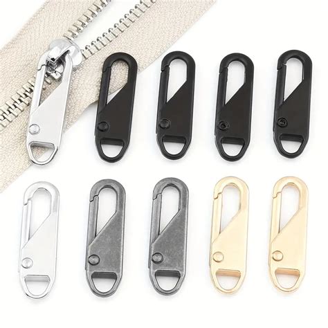 10 Sets Zipper Pull Replacement 4 Style Zipper Pull Tabs For Zipper Replacement To Luggage