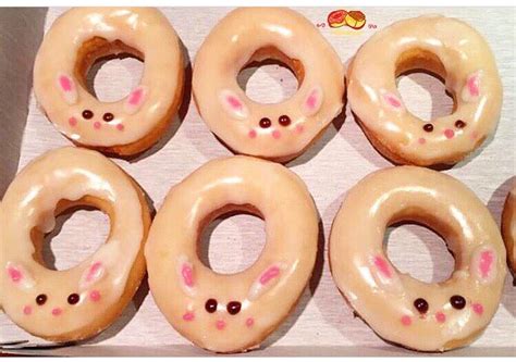 Bunny Donuts For Easter By Petisweet Donuts Food Doughnuts