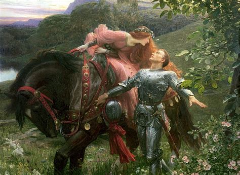 La Belle Dame Sans Merci By Sir Frank Dicksee