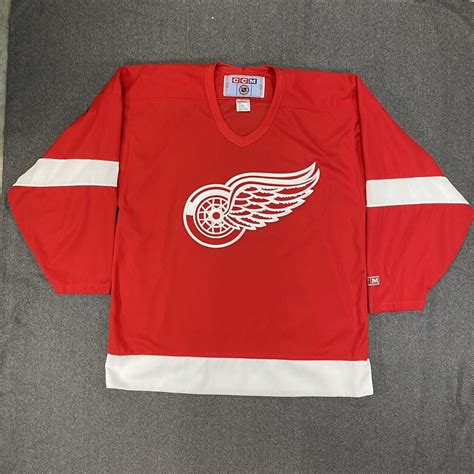 Vintage Red Wings Jersey 90s CCM Detroit Red Wings - Depop