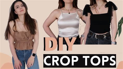 DIY Crop Tops From Scrap Fabrics YouTube