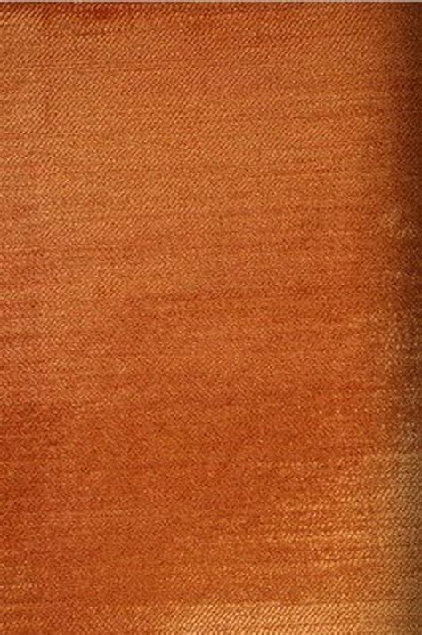 Burnt Orange Velvet Upholstery Fabric by the Yard Burnt Orange Velvet ...