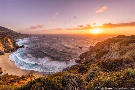 Cliffs and Sunset - Big Sur — CuriousLens