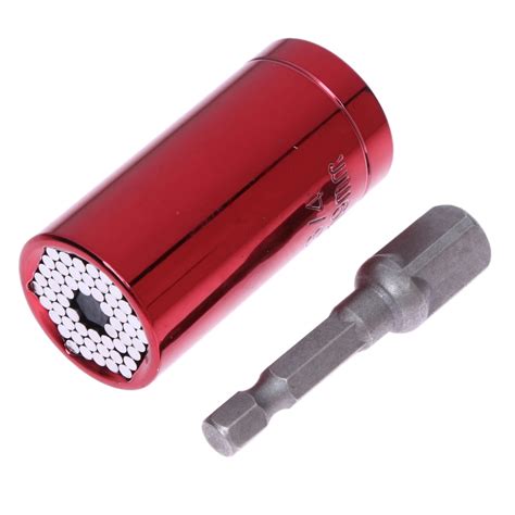 2pcsset Wood Working Tools 7 19mm Universal Socket Adapter Ratchet Wrench Power Drill Adapter