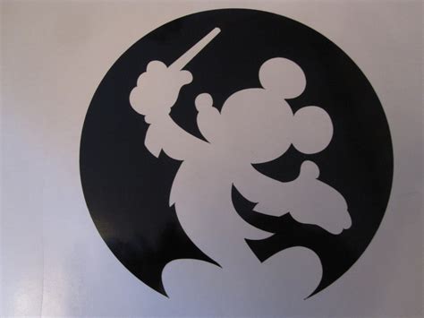 Mickey Mouse Silhouette Vinyl Window Decalsticker By Westgavinyls