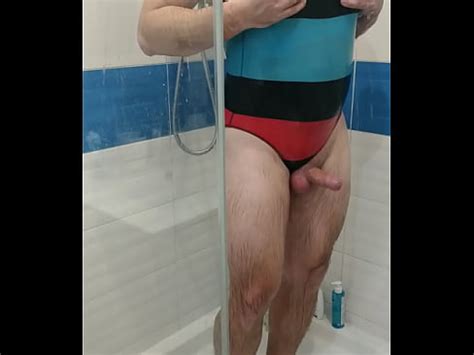 Tranny Wearing Adidas One Piece Swimsuit And Teasing Xvideos