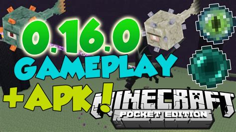 Minecraft Mcpe Apk - MCPE 0.16.0 OFFICIAL APK DOWNLOAD + GAMEPLAY | MINECRAFT PE (Pocket ...