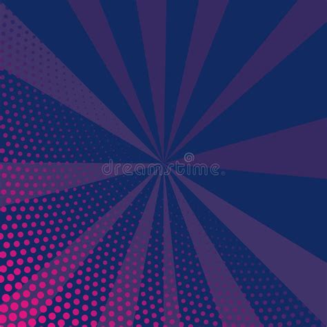 Pop Art Retro Comic Abstract Halftone Background Vector Illustration Stock Vector