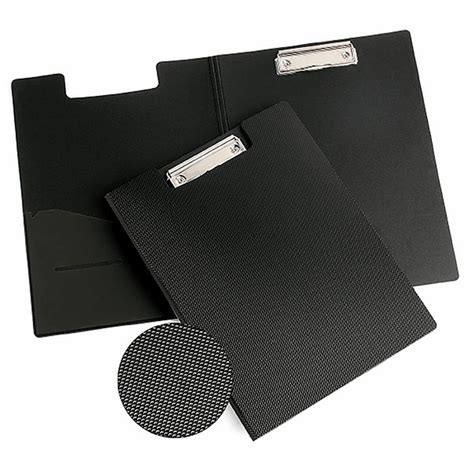 Buy 12 Pack Marbig Tough Enviro Clipfolder A4 Black Recycled Clipboard