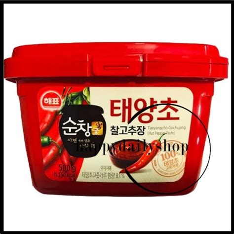 G Korean Taeyangcho Gochujang Hot Pepper Paste Shopee Malaysia