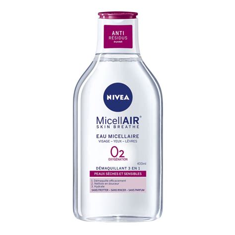 Nivea Eau Micellaire Peaux S Ches Et Sensibles Ml