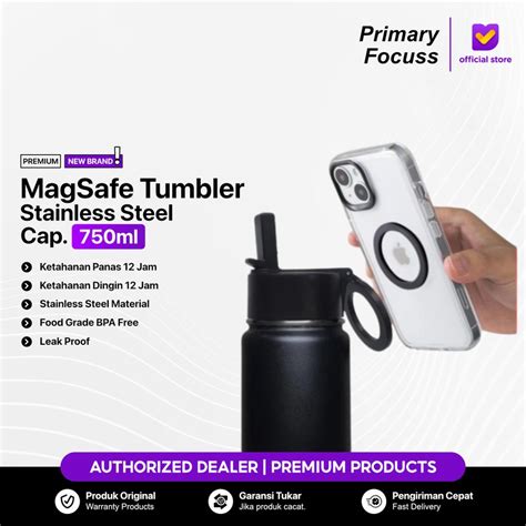Tumbler With Magsafe Stainless Steel Hot Cold 750ML Shopee Malaysia